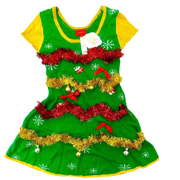 🎄NWT Womens Ugly Christmas Sweater Dress Med Holiday Party Novelty 🎄 - Picture 1 of 5